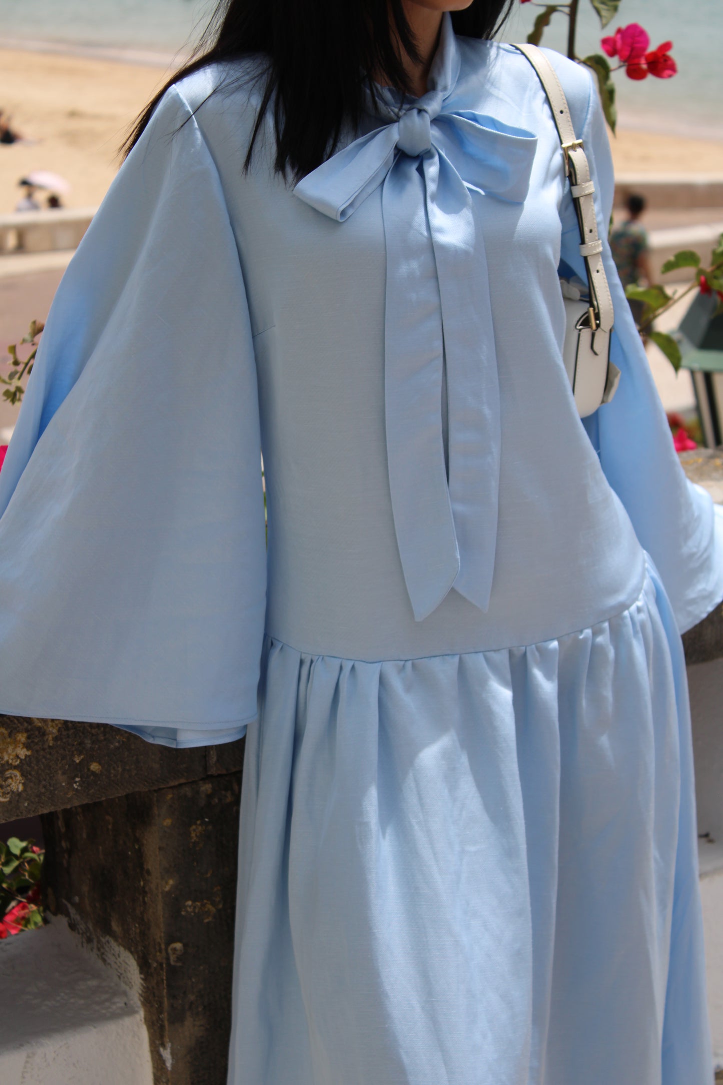 Blue Bow Dress