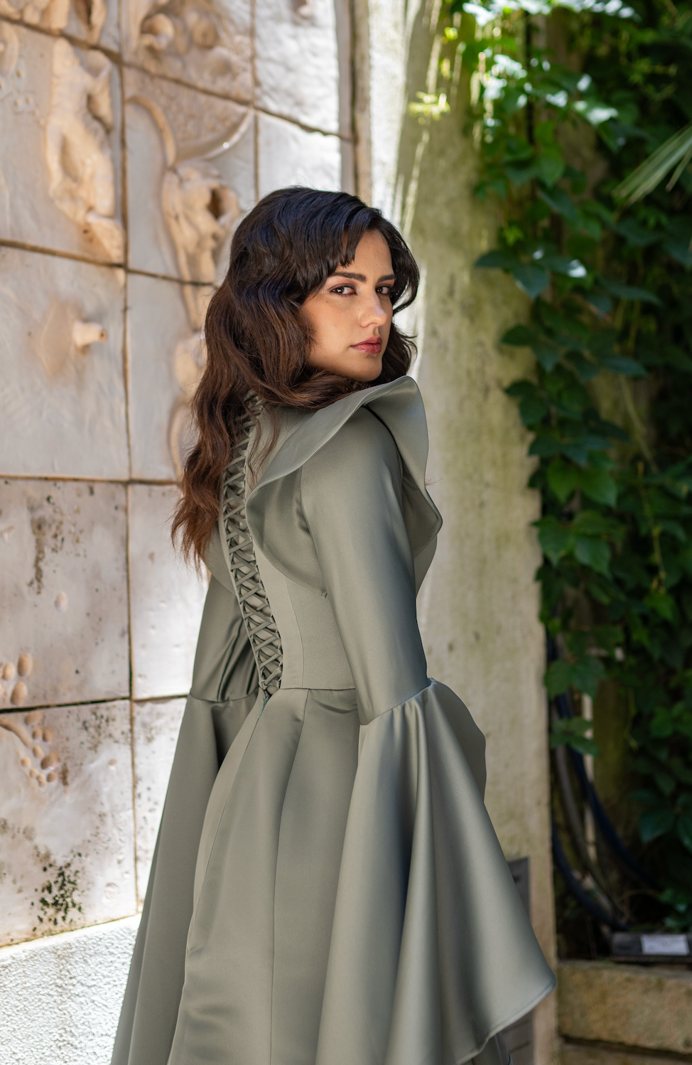 Dusty Green Gown